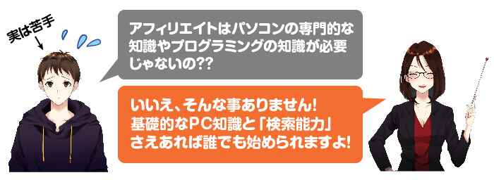 アフィリエイト必要なもの