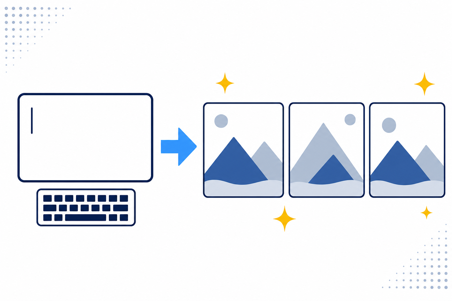 MidjourneyやStable Diffusionで生成されたAIアートの作品例イメージ