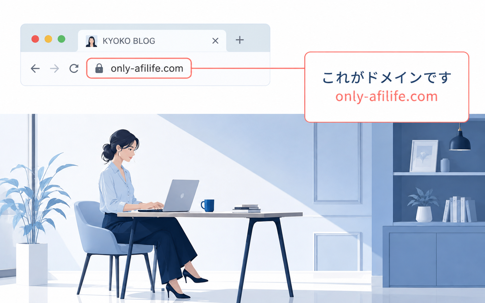 これがドメインです・only-afilife.com