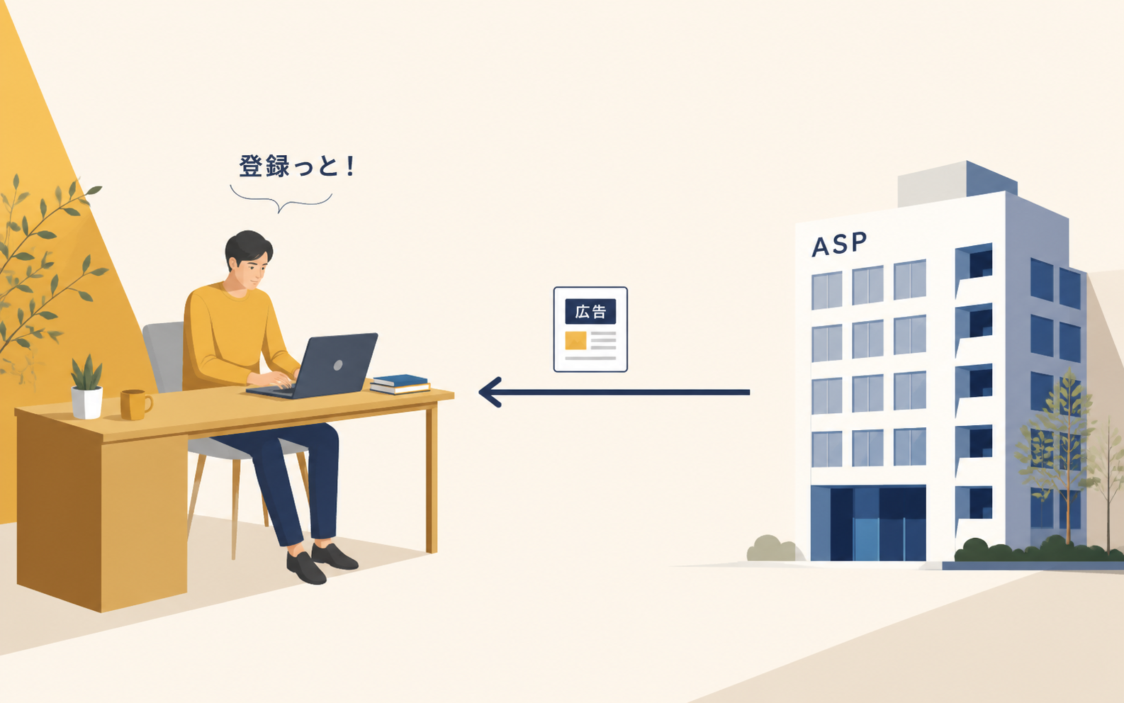 登録っと!・ASP・広告