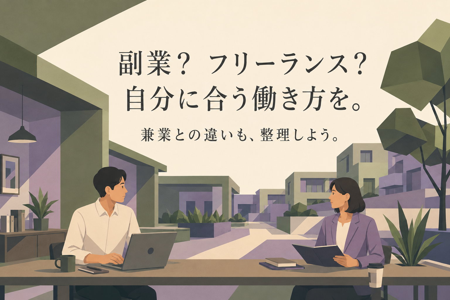 フリーランスと副業の違いとは?兼業という考え方もあわせて整理します