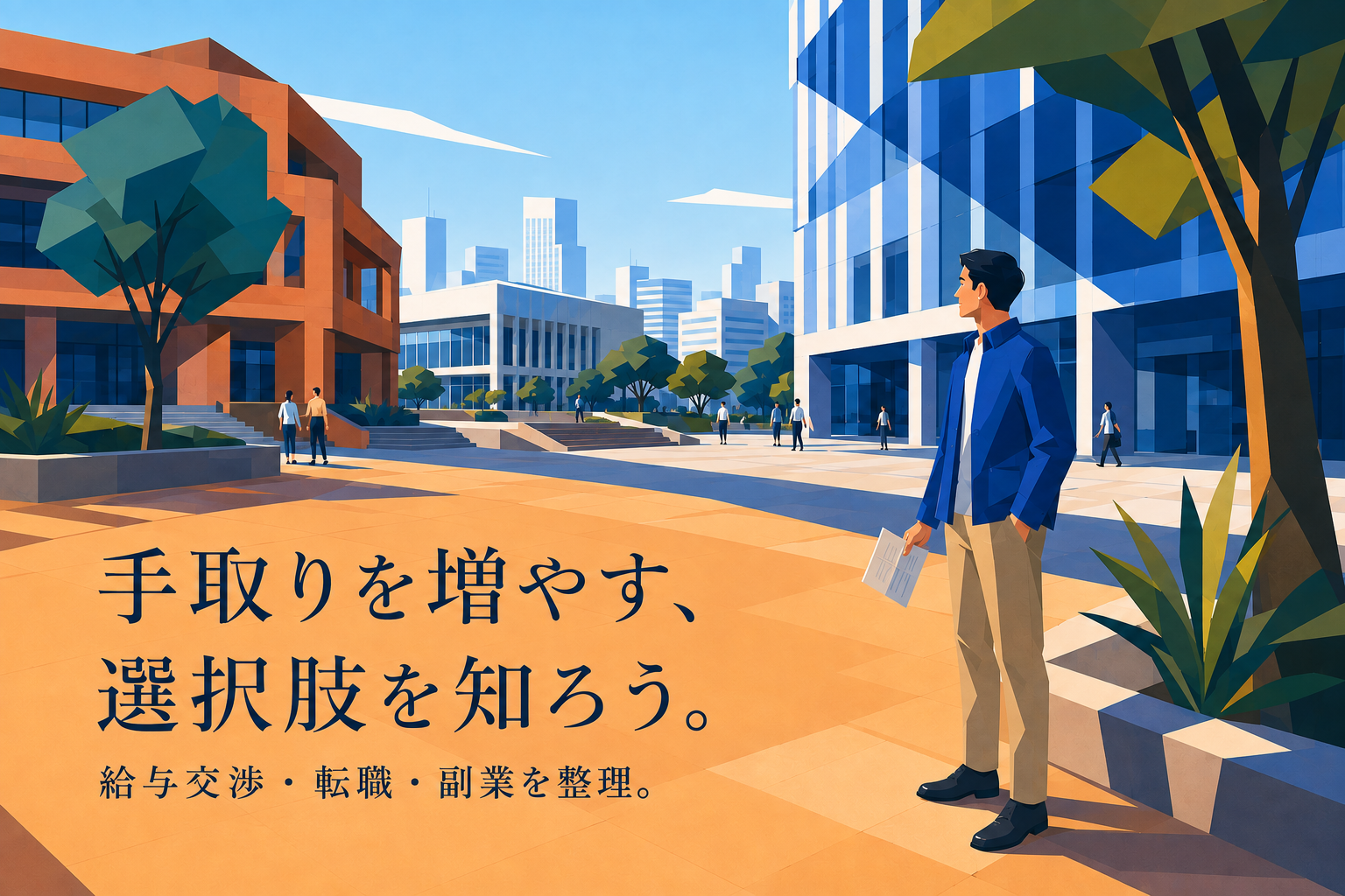 手取りが少ない・増えないときの選択肢|収入の増やし方を整理してみた