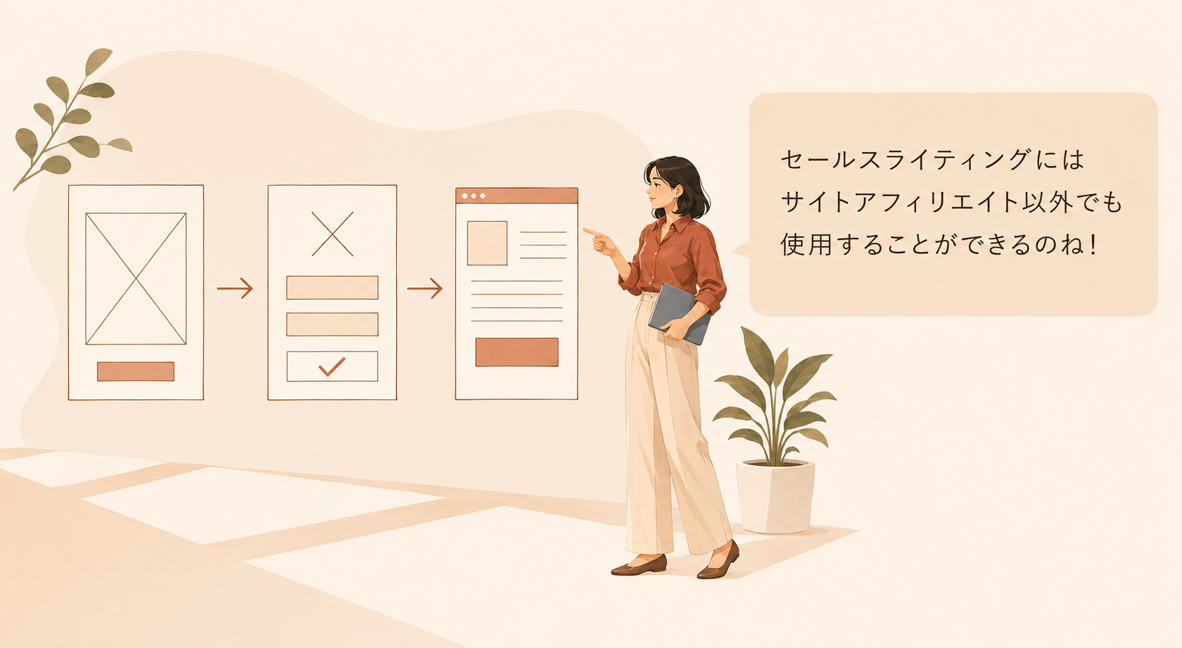 セールスライティングを使う場所