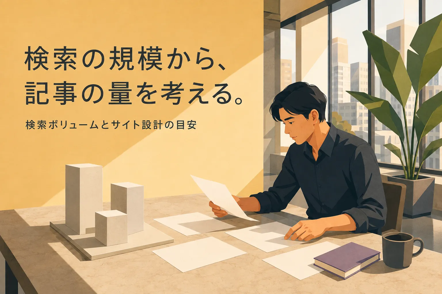 検索ボリュームの目安｜サイト作成時のコンテンツサイズ指標になる