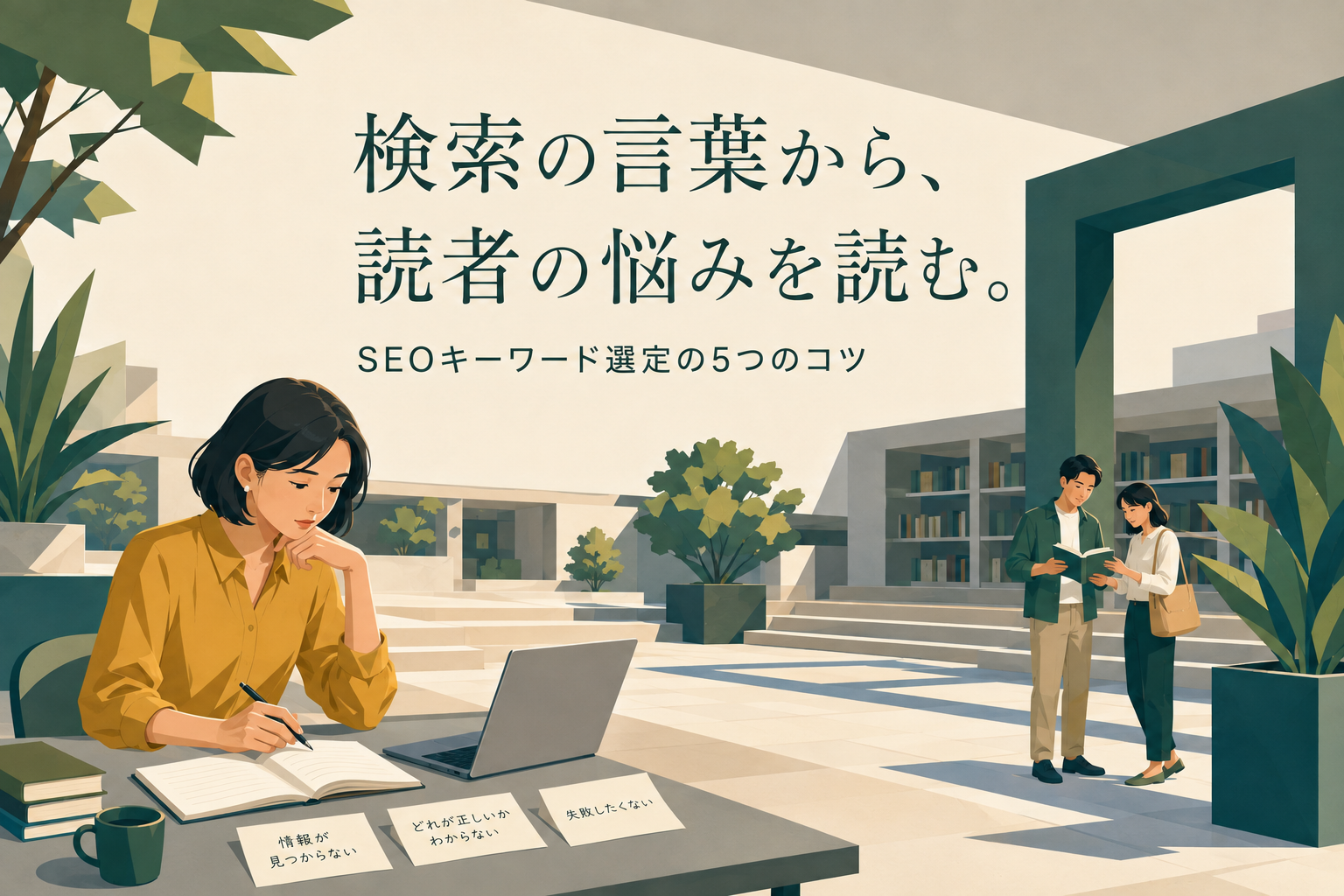 SEOキーワード選定のやり方「ブログ初心者がおさえるべき5つのコツ」
