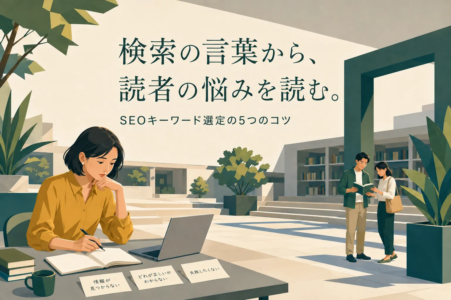 SEOキーワード選定のやり方「ブログ初心者がおさえるべき5つのコツ」