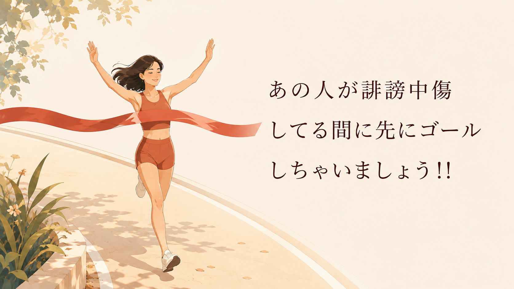 自分の行動を進める