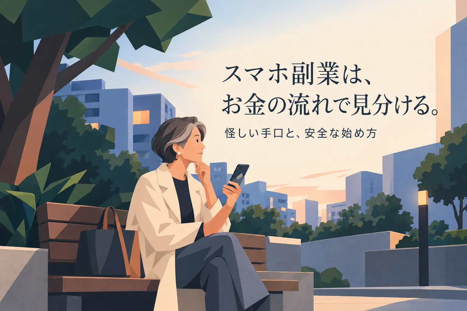 スマホ副業は怪しい?安全な仕事と詐欺の見分け方|30万円を失った私の教訓