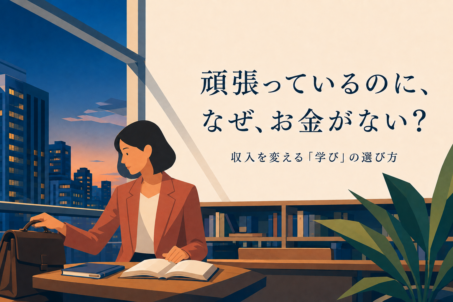 働いてもお金がない理由|真面目に頑張るだけでは変わらない構造的な話