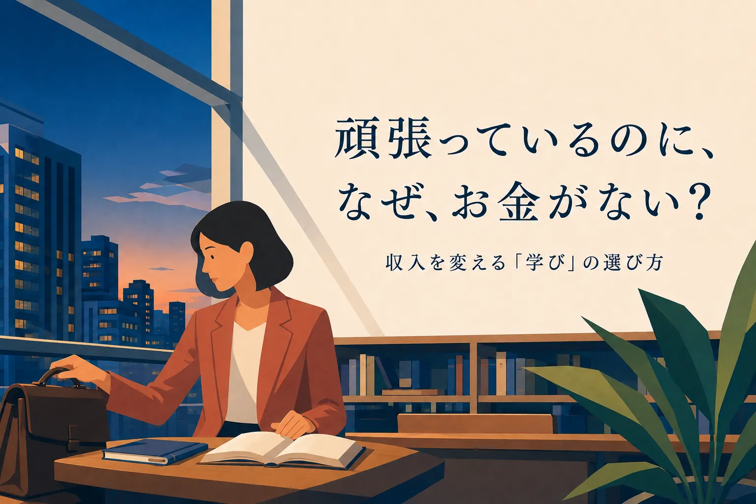 働いてもお金がない理由｜真面目に頑張るだけでは変わらない構造的な話